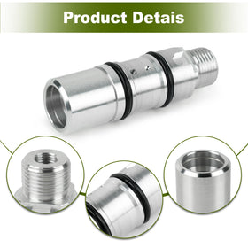 Camotokiit seals and O-rings top view, showing new sealing components for leak prevention and reliability