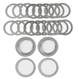 Camotokiit arranged shims by thickness to illustrate selection and precision