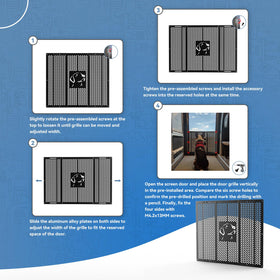 CAMPER MATTERS included screws and pre-drilled points for fast installation