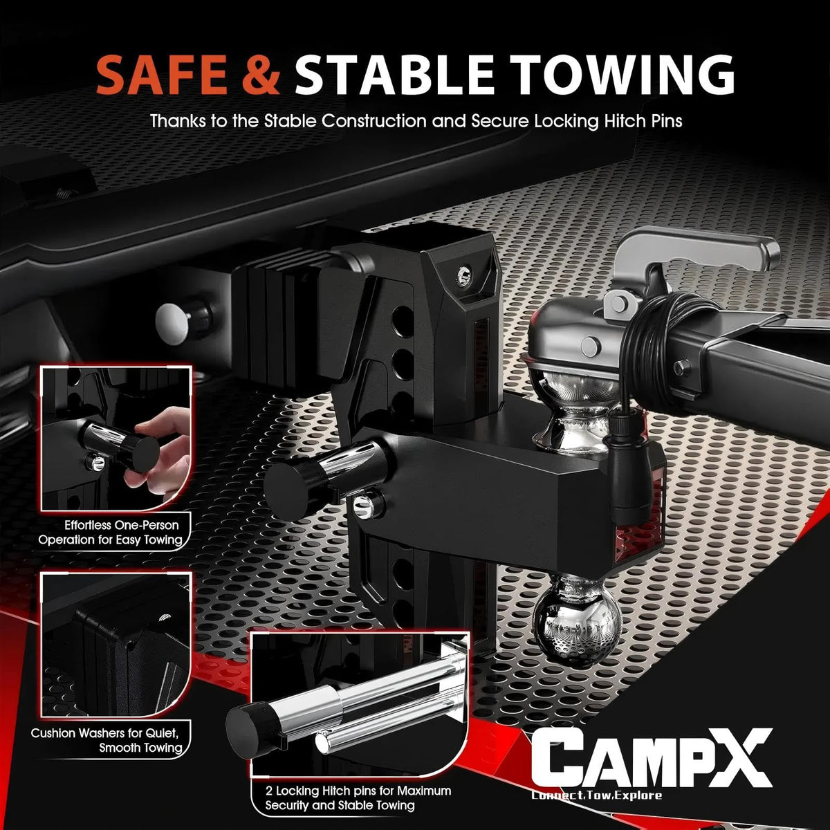 CAMPX side profile with shank adjusted showing height-flexibility benefit