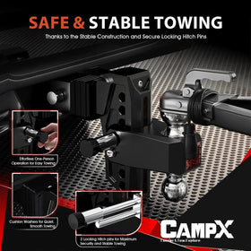 CAMPX side profile with shank adjusted showing height-flexibility benefit