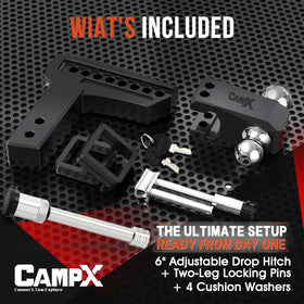 CAMPX welds and black finish close-up showing corrosion resistance benefit