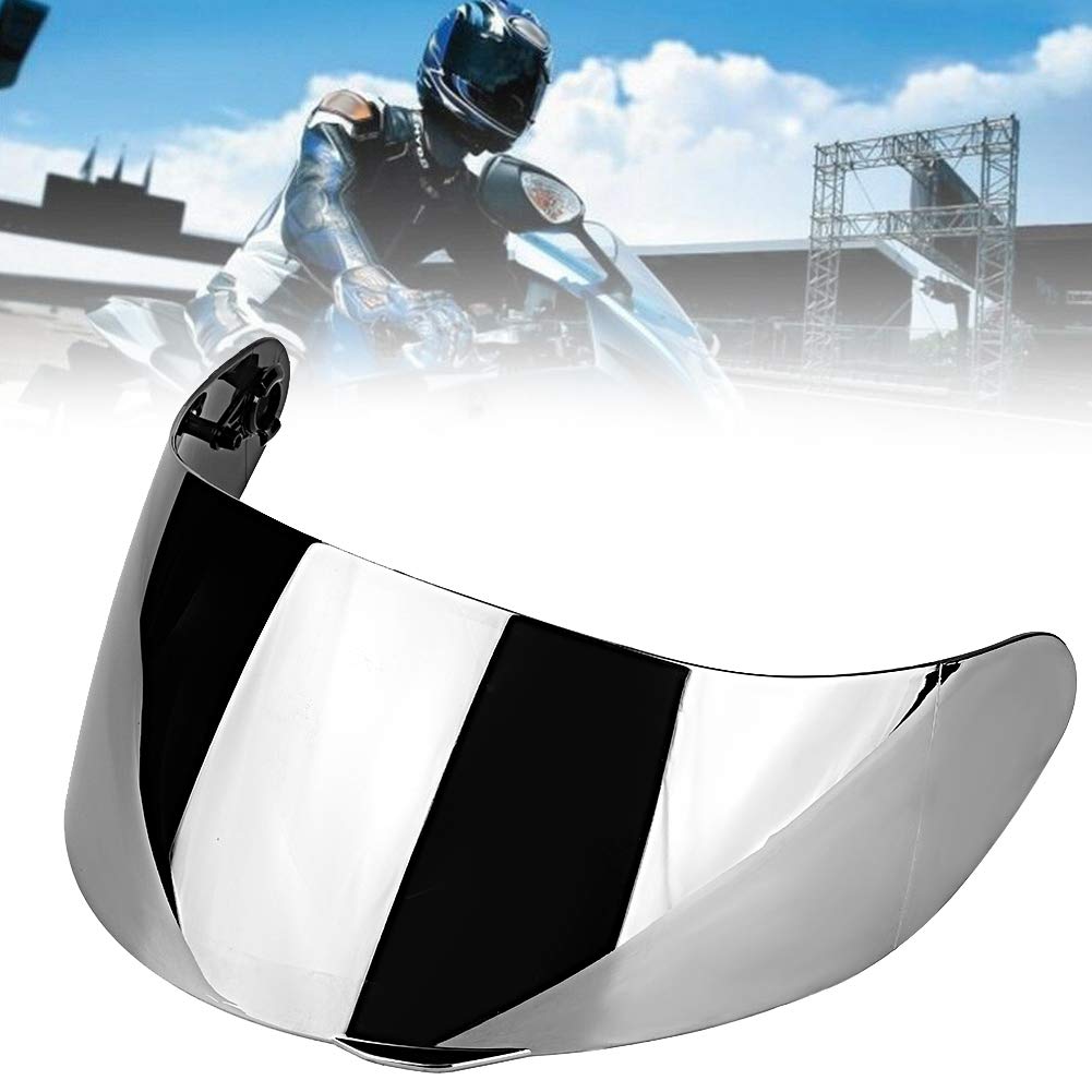 Camrusic visor in use on daytime ride illustrating improved comfort