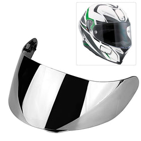 Camrusic visor next to helmet for scale giving size and compatibility clarity