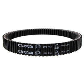 Can-Am clutch drive belt installed in vehicle illustrating proper fit and performance
