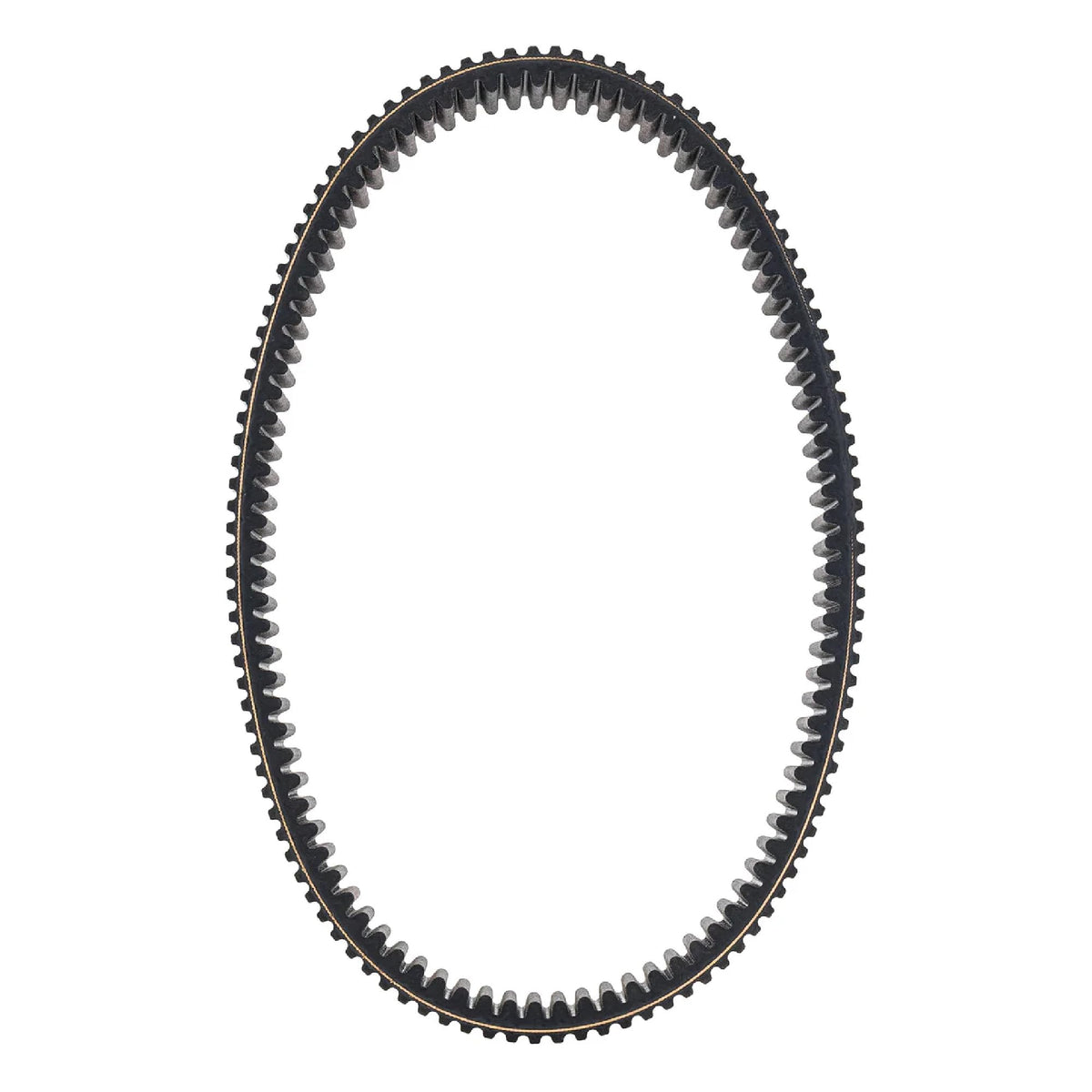 Close-up of Can-Am PBO fiber belt texture highlighting high tensile construction