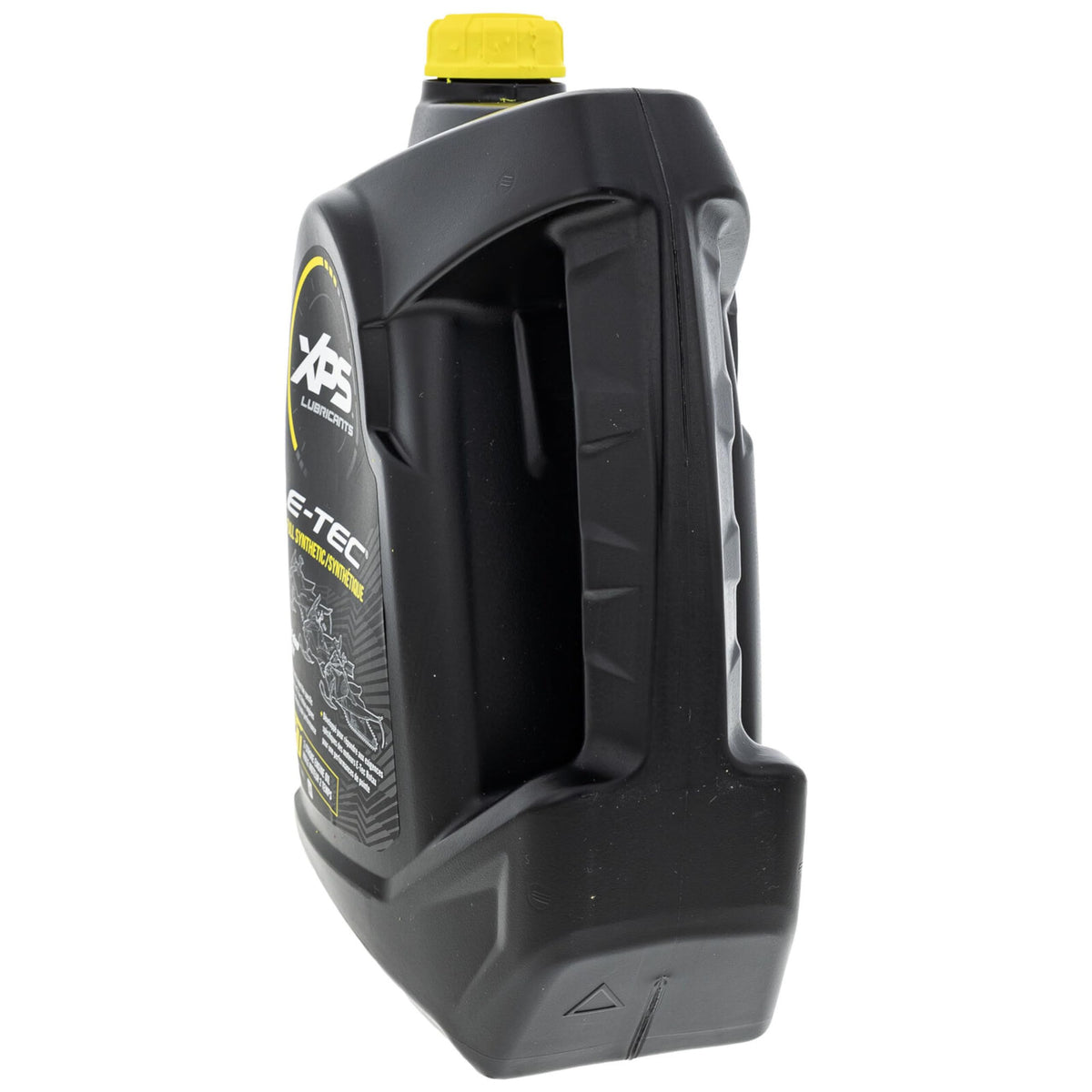 Can‑Am oil gallon beside engine block illustrating OEM fit and protection benefit