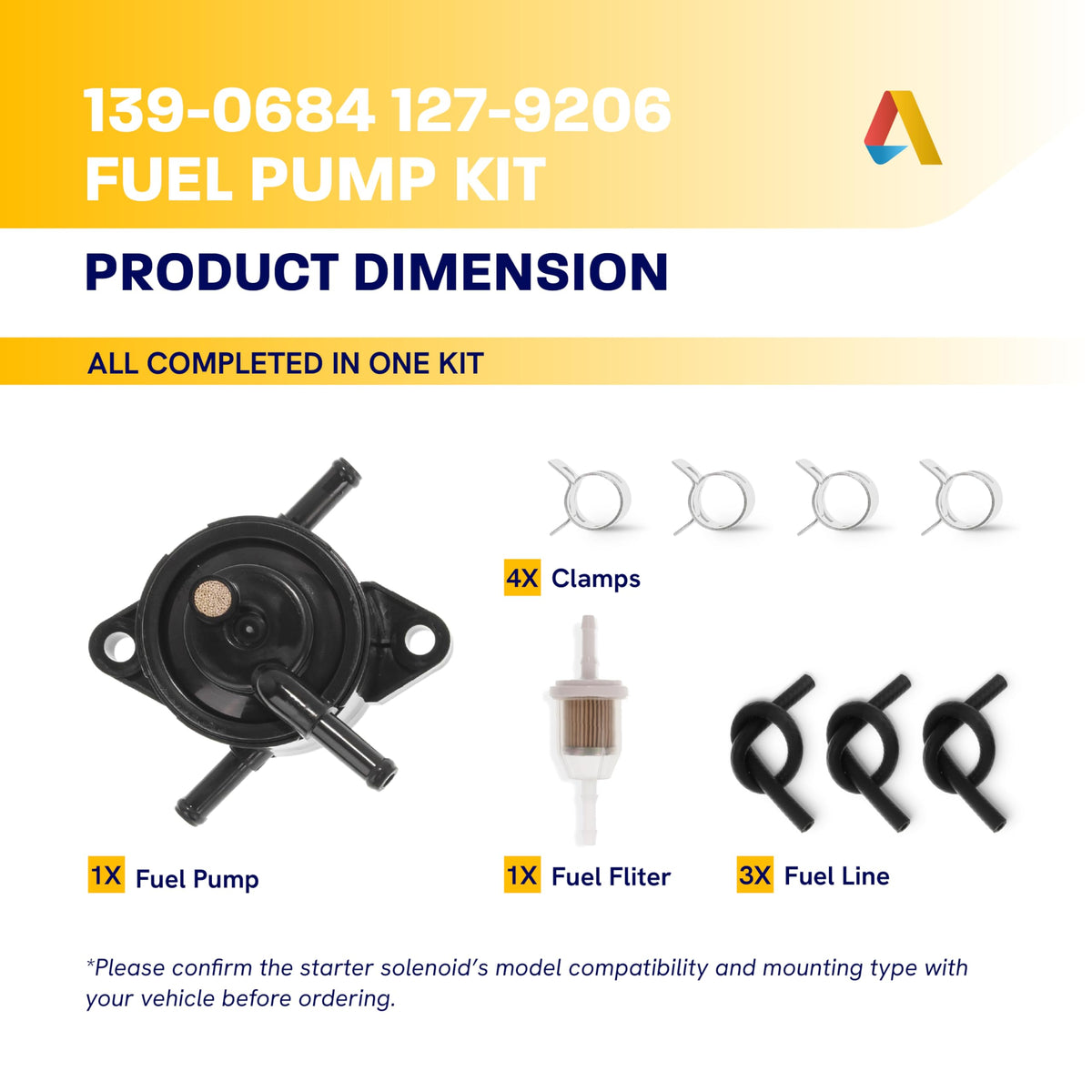 Canamax fuel pump with inline filter showing cleaner fuel delivery