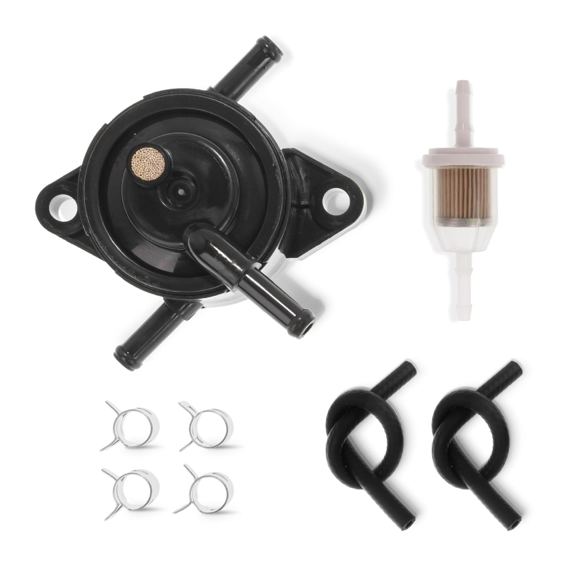 Canamax fuel pump front view showing durable housing and fit