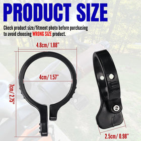 Canitu clamp closeup with stainless steel screw highlighting secure non-slip attachment