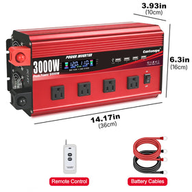 Cantonape internal cooling fan and heat sink for temperature control