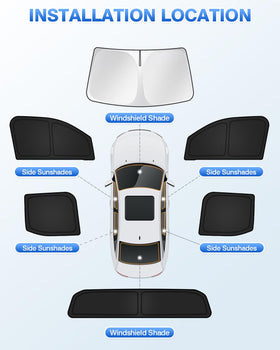 Canvcle folded shades inside storage bag for compact, organized storage benefit