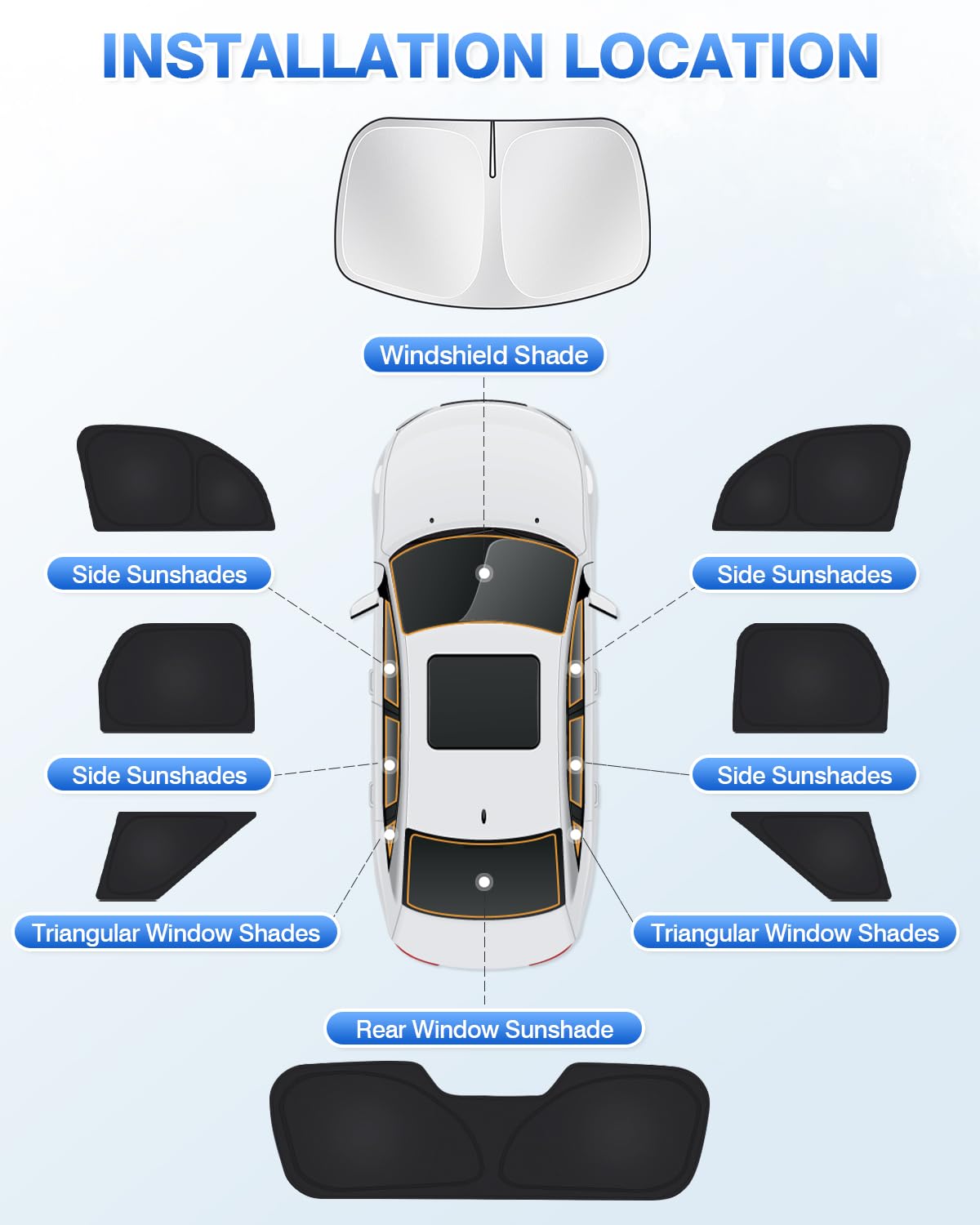 Canvcle folded set compact in trunk for easy storage and portability