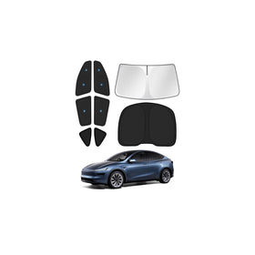 Canvcle front packaging showing 8-piece Tesla Model Y Juniper kit benefits