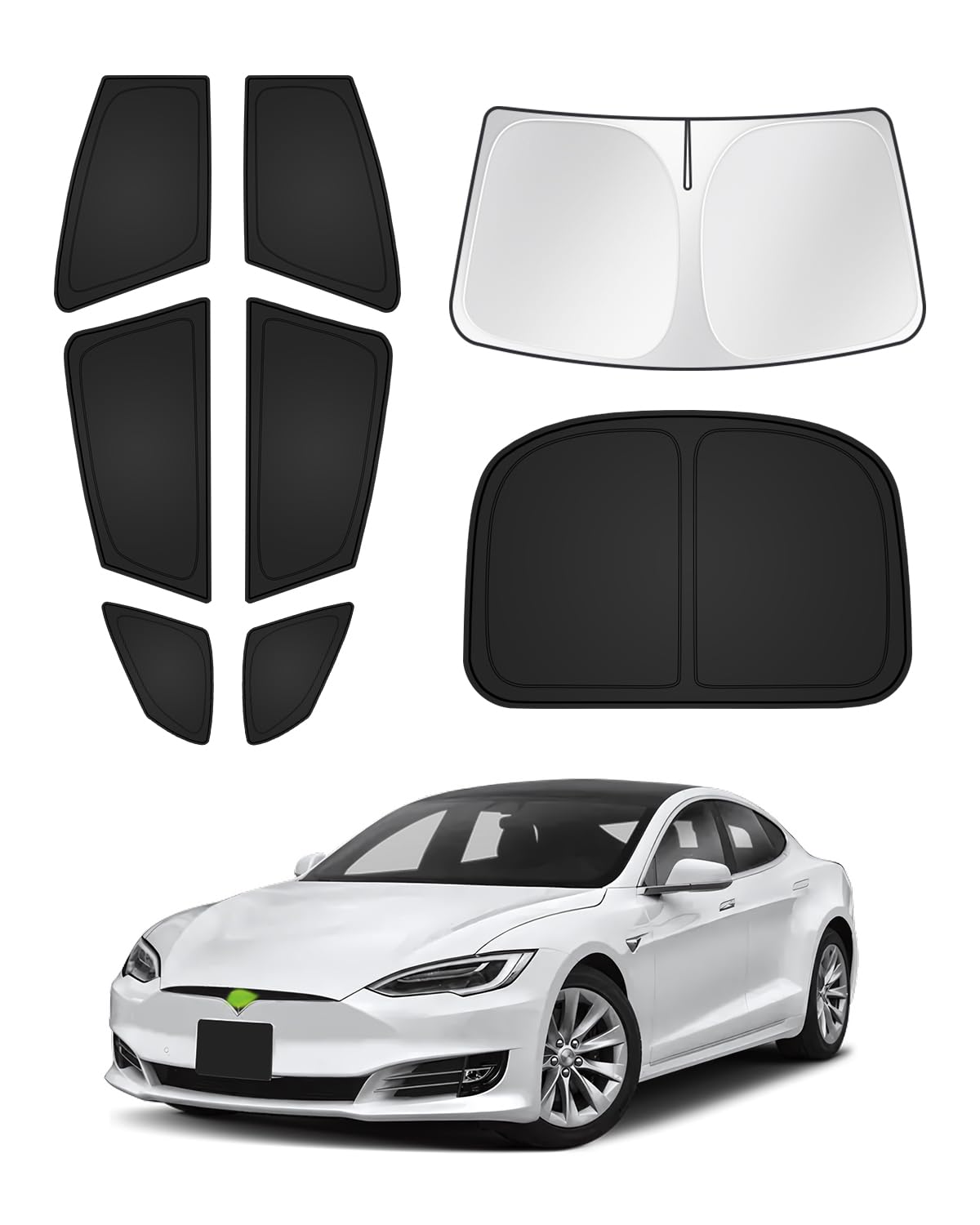 Canvcle windshield cover installed showing full-blocking benefit