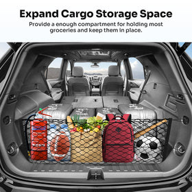 Canvcle installed in Equinox cargo area keeping items secure benefit