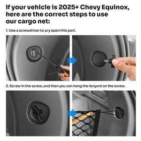 Canvcle installed in Terrain rear cargo reducing movement benefit