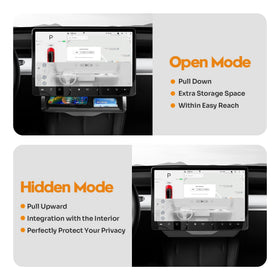 Canvcle installed across Tesla dashboard showing seamless integration benefit
