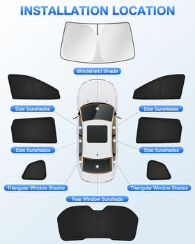 Canvcle rear window shade providing blackout privacy for cargo