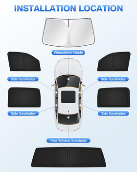 Canvcle folded shades in storage bag for compact organized transport