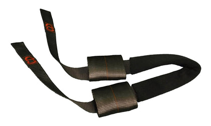Canyon Dancer bar-harness front view showing durable webbing and handlebar fit protection