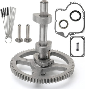 CANZILLA camshaft front view showing machined finish and fitment benefits