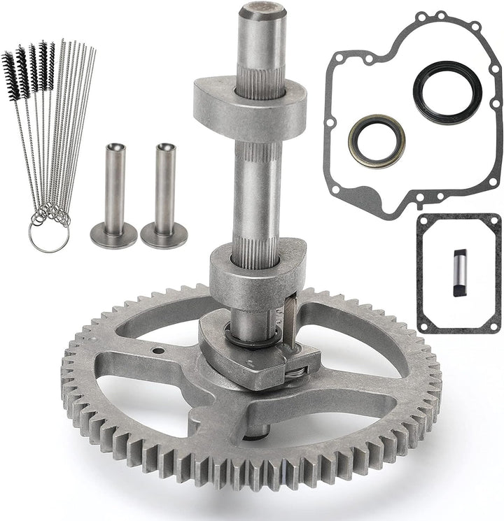 CANZILLA camshaft front view showing machined finish and fitment benefits