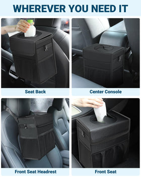 Capolo lid and extended strap sealed, showing odor control and secure closure