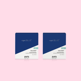 Capri Blue lifestyle shot in car interior conveying fresh fragrant road-trip benefit