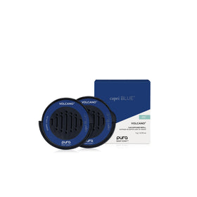Capri Blue refill front packaging showing Volcano scent and two-pack benefit