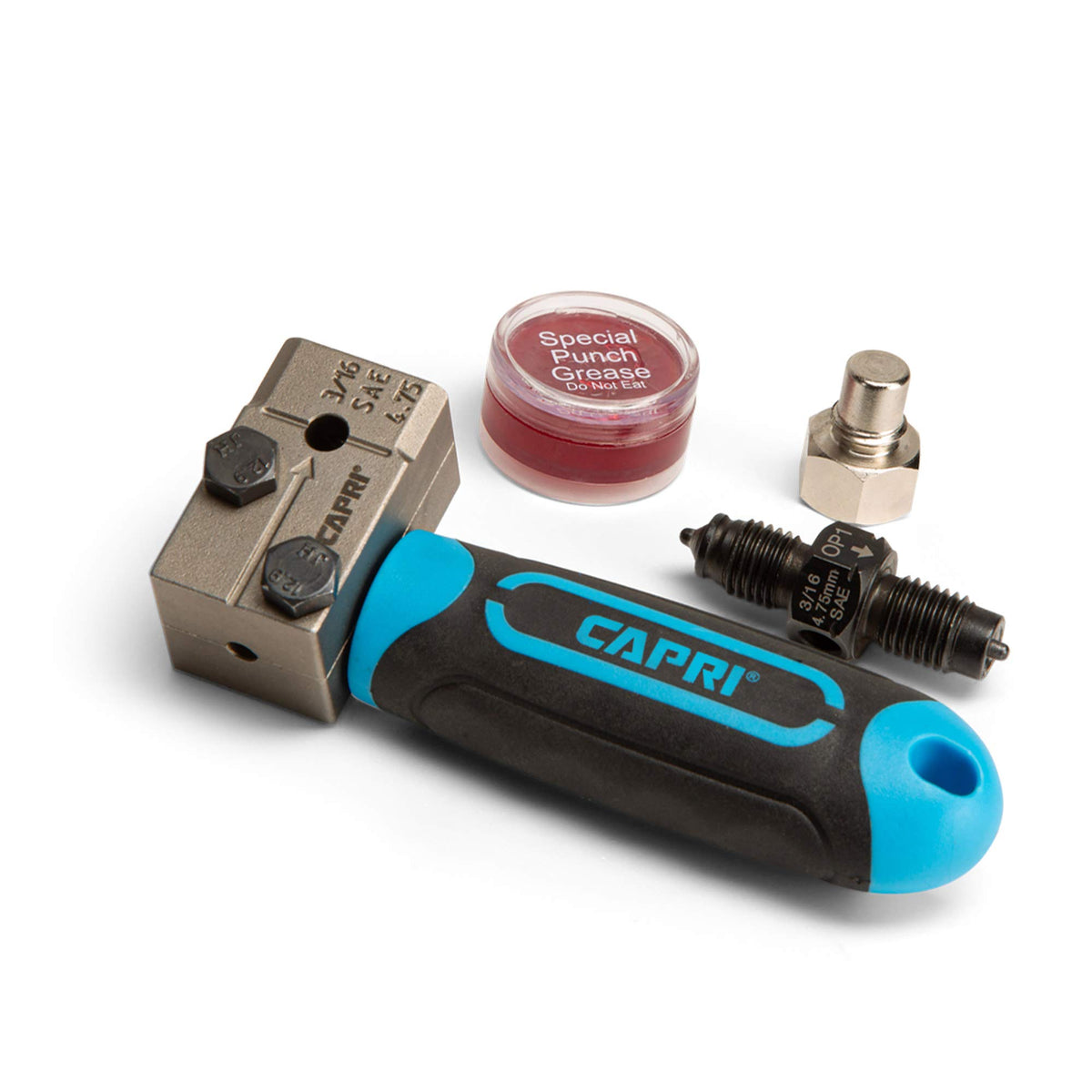 Capri Tools double flaring tool front view showing compact design and portability benefit