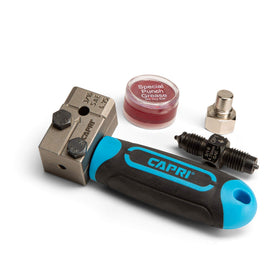 Capri Tools double flaring tool front view showing compact design and portability benefit