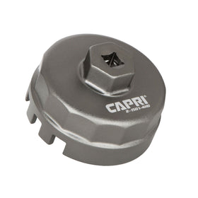 Capri Tools front view of forged oil filter wrench showing shape and finish for reliable removal