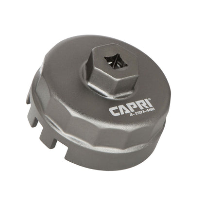 Capri Tools front view of forged oil filter wrench showing shape and finish for reliable removal