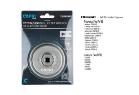 Capri Tools wrench in use on Toyota housing for safe, easy removal