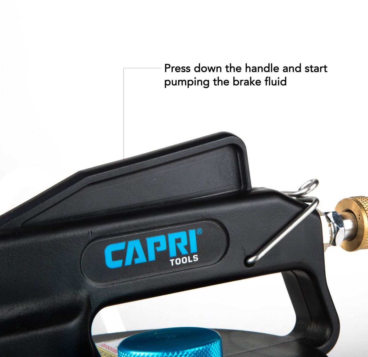Capri Tools size comparison with ruler highlighting compact shop-friendly design