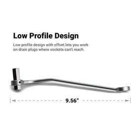 Capri Tools next to ruler showing compact length and portability for shop or DIY