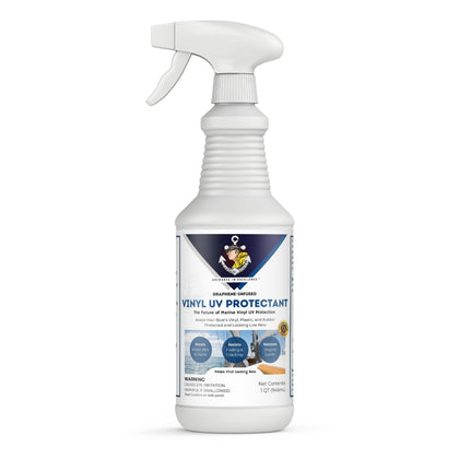 Captain Don's front label on 32 oz bottle showing product identity and benefits
