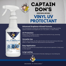 Captain Don's 32 oz bottle in hand showing scale and convenient size