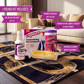 Capture pre-mist spray bottle label for targeted pretreatment