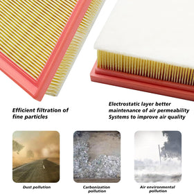 Capume engine filter close-up highlighting high-flow media for engine protection