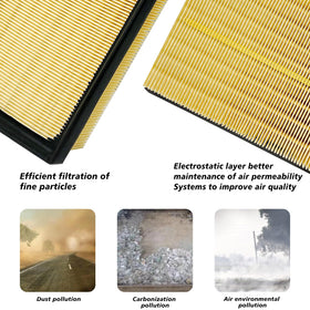 Capume engine filter texture view highlighting high-performance filtration media benefit