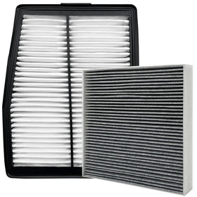 Capume front packaging kit showing both cabin and engine filters benefits easy replacement