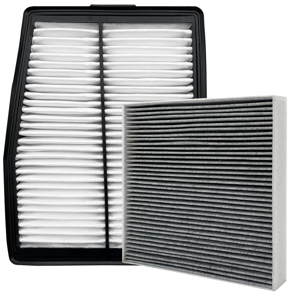 Capume front packaging kit showing both cabin and engine filters benefits easy replacement