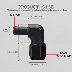 caqeg close-up of 90-degree elbow and anodized finish highlighting corrosion resistance