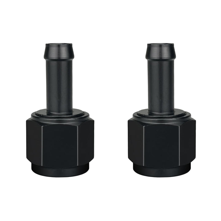 caqeg AN10 adapter front view showing anodized finish and shape for easy identification