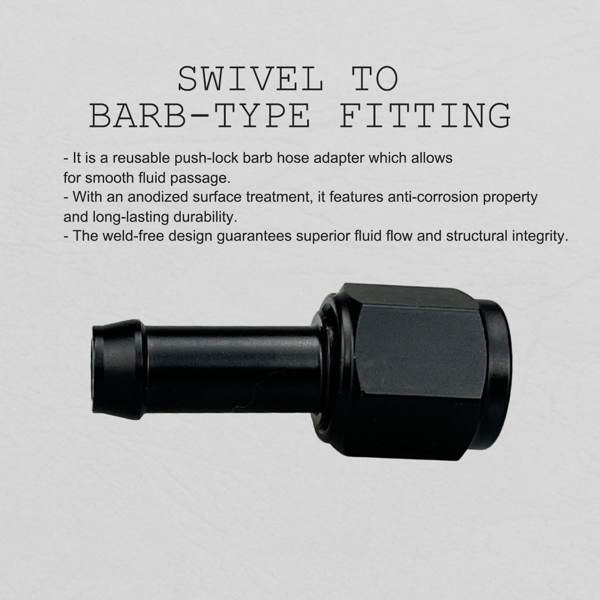 caqeg side profile highlighting straight swivel body and compact lightweight design