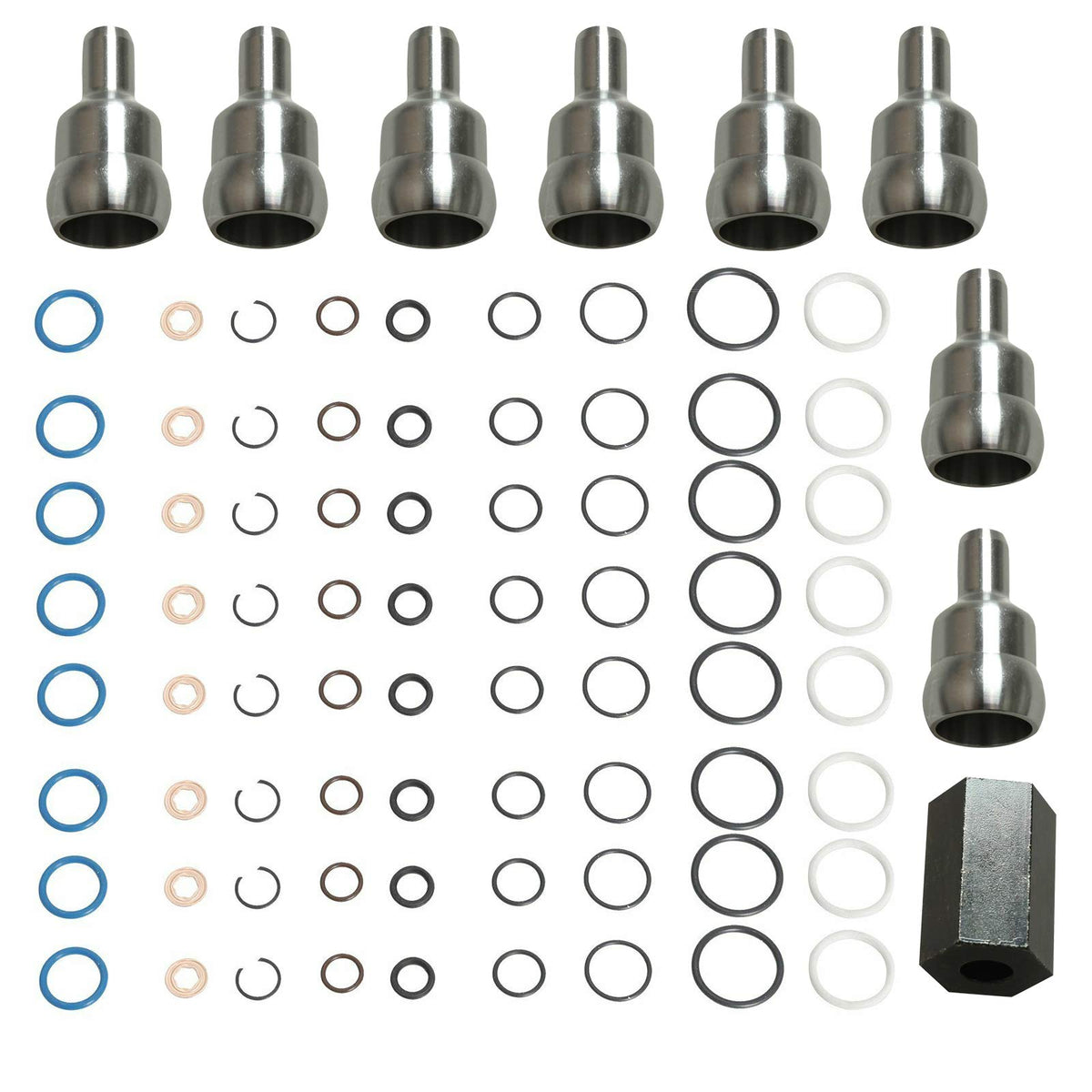 caqeg front packed kit showing all included parts for quick identification and complete repair