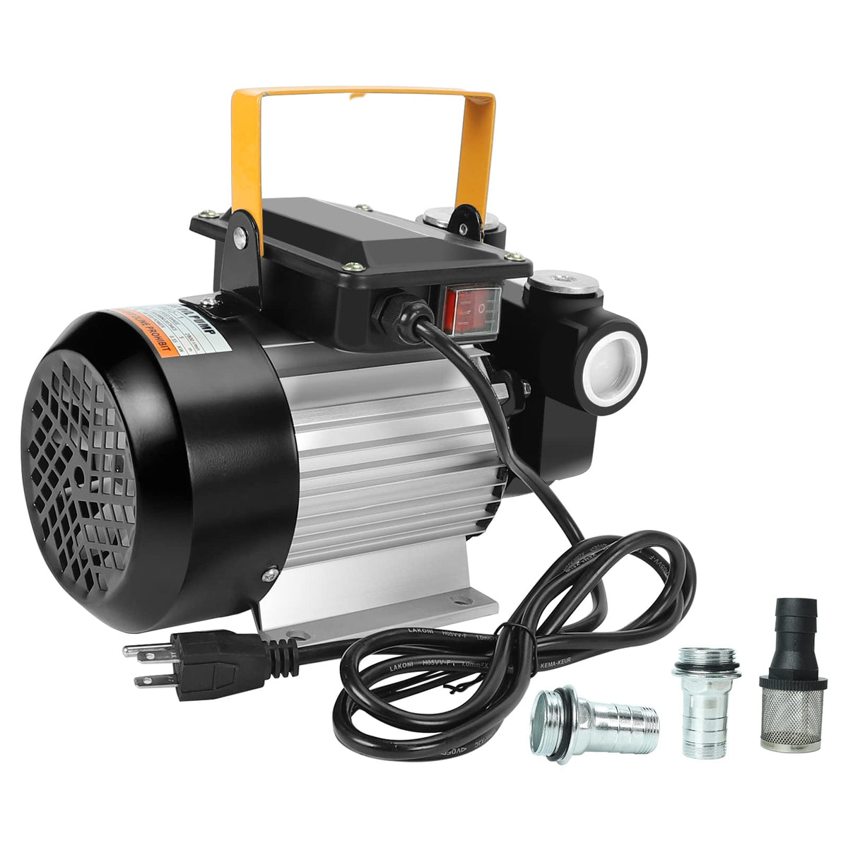 caqeg front view of transfer pump showing compact design and fast fueling benefit