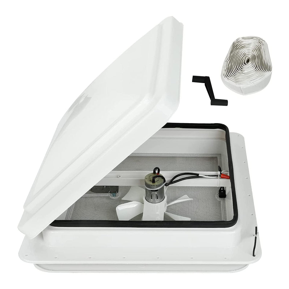 caqeg white lid front view showing clean profile and weather resistance